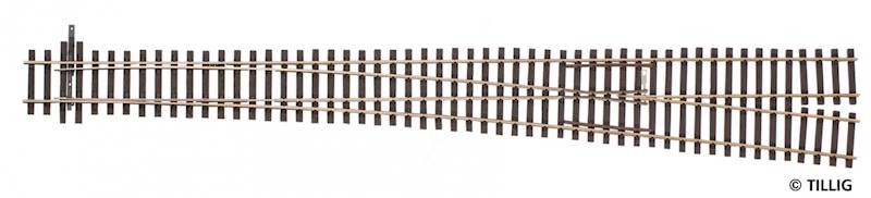 Tillig 85346 Rozjazd EW6 6.34° prawy skala H0 