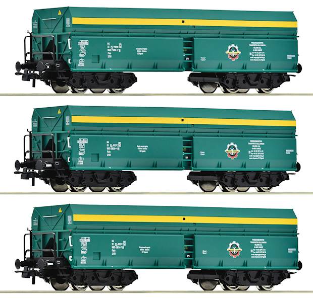 Wagony samowyładowcze 3x PTKiGK Roco 6600195