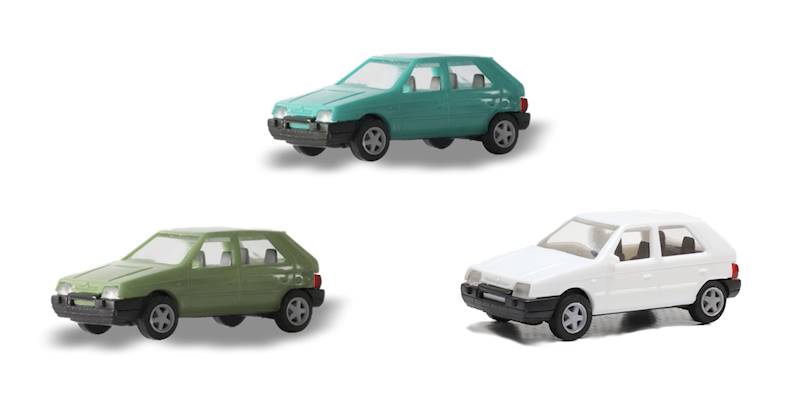 Set 3x Skoda Favorit  IGRA H0 79818123 KIT