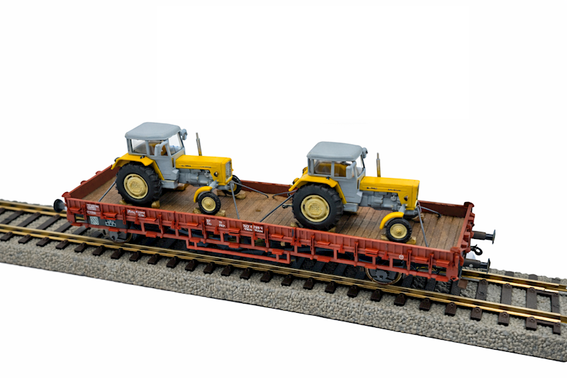 Wagon towarowy platforma typ Kbkm Roco 6600149 H0