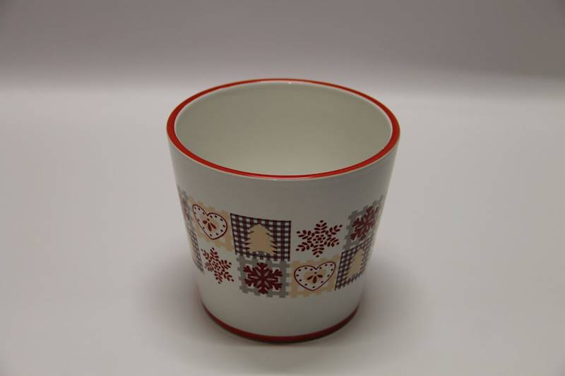 X MAS DECO POT