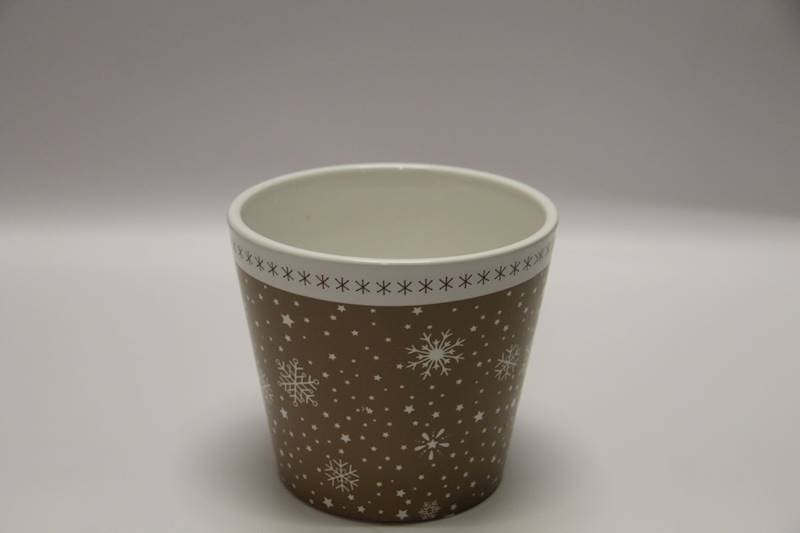 X MAS DECO POT