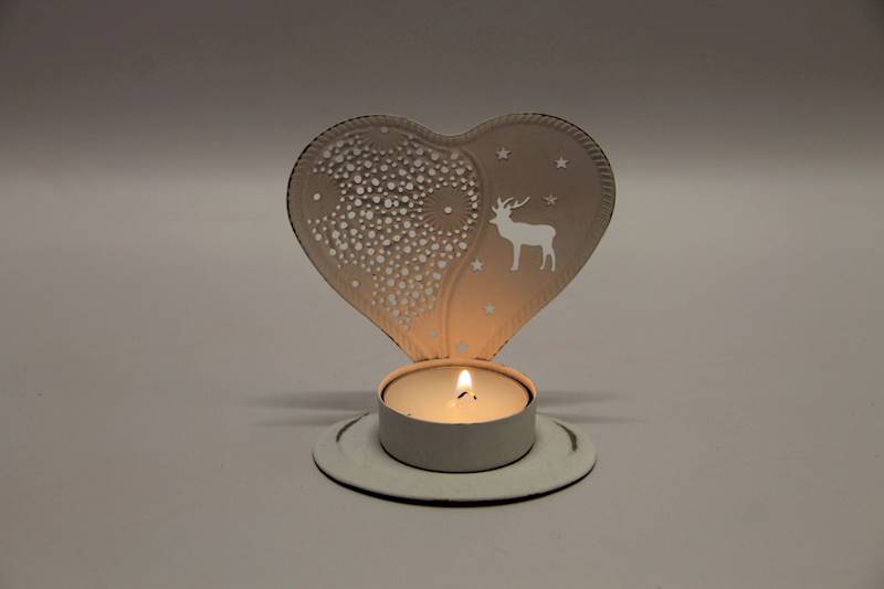 ŚWIECZNIK NA TEALIGHT • SERCE