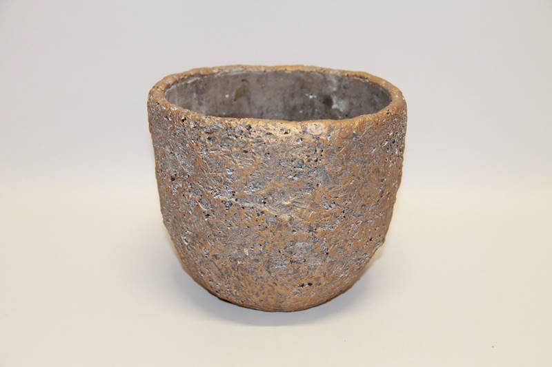 OSŁONKA BETON STARE ZŁOTO MATT H.15 CM; ŚR.18 CM 