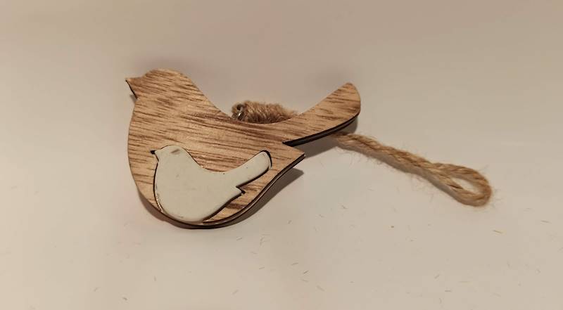 PTASZEK ZAWIESZKA 8CM/5CM