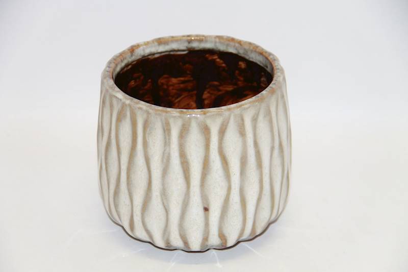 OSŁONKA WAVE BIAŁA ŚREDNIA ŚR 13,5 CM WYS 11,5 CM