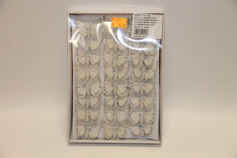 MOTYLE 5 CM CLIP S/24