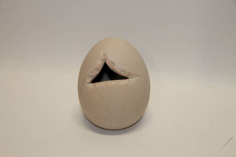 JAJKO CERAMIKA Z DZIURKĄ 8 CM 