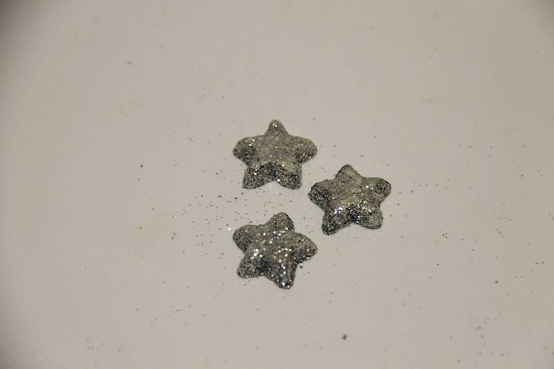 GWIAZDKA STYROPIAN BROKAT SILVER