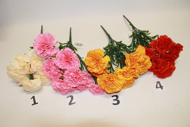 BUKIET GOŹDZIK 49 CM MIX KOLOR