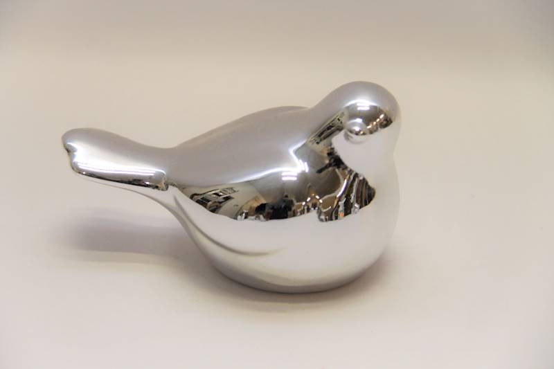 PTASZEK SREBRNY 7 CM