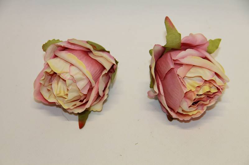RÓŻA GŁÓWKA 8 CM AUTUMN CREAM/PINK