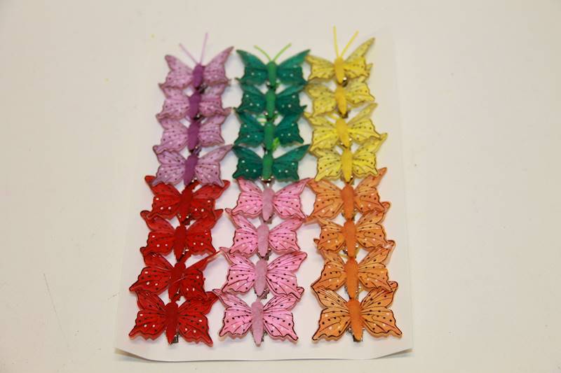 MOTYLE 5 CM KLIPS S/24