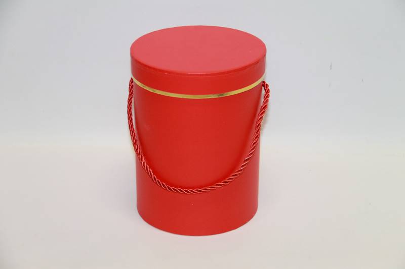 FLOWERBOX RED/GOLD 18X13,5 CM