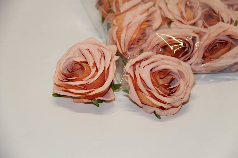 RÓŻA WYROBOWA • ': PEACH/BROWN