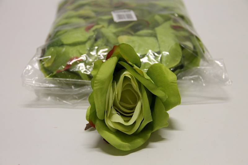 RÓŻA GŁÓWKA 8 CM APPLE/GREEN