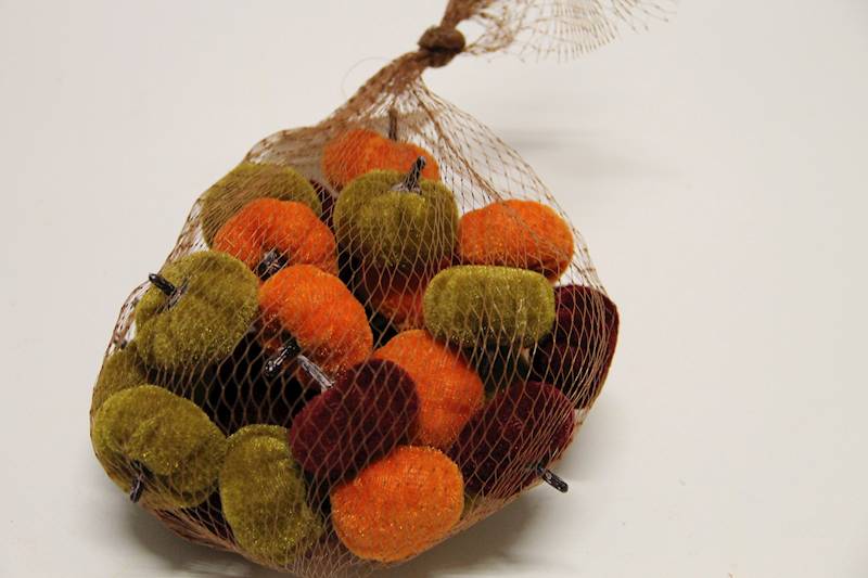 DYNIA WELUR KOLOR MIX orange/burgund/green