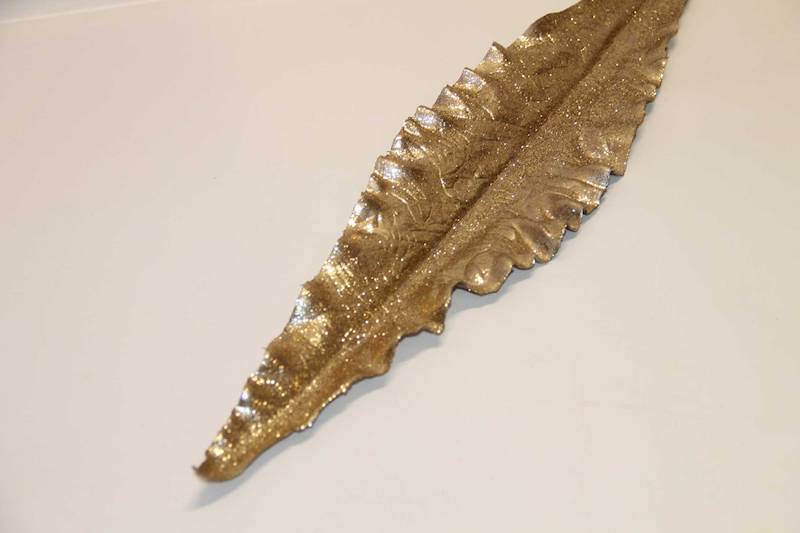 LIŚĆ DŁUGI ZŁOTY/SREBRNY/CZARNY