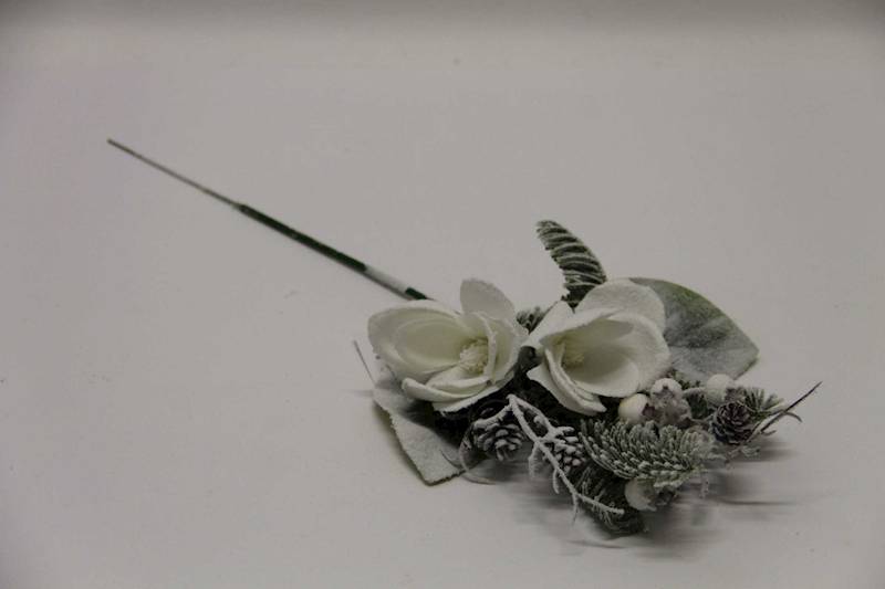 PIK/GAŁĄZKA MAGNOLIA BIAŁA ŚNIEG 38 CM