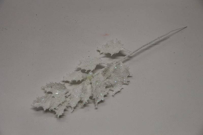 OSTROKRZEW GAŁĄZKA BROKAT WHITE