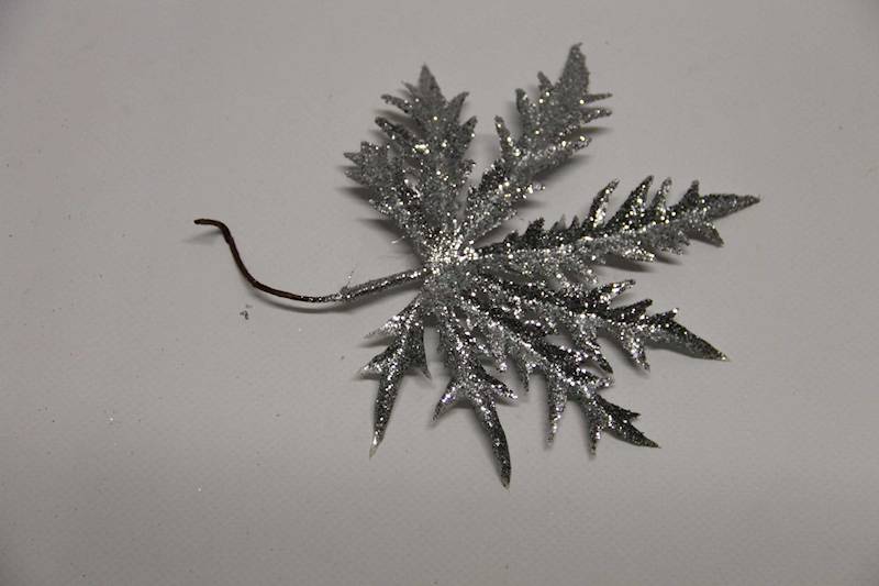 GAŁĄZKA BROKAT SILVER