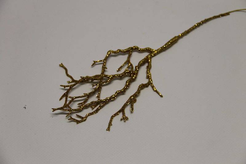 GAŁĄZKA BROKAT GOLD PIK