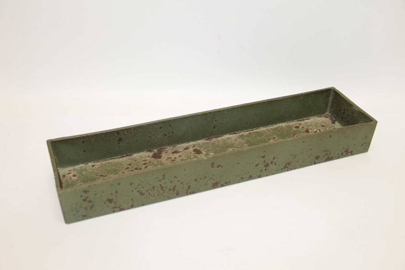 OSŁONKA PODŁUŻNA PLASTIK ZIELONO-GRAFITOWA 41,5*10*5