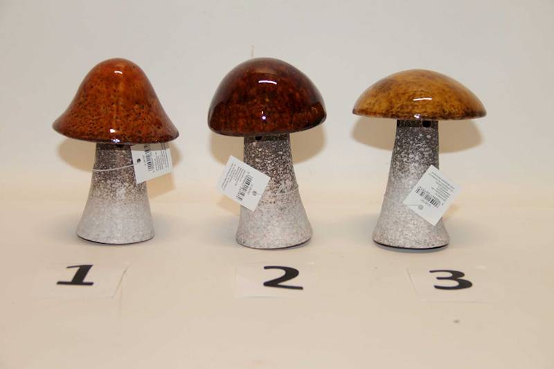 GRZYBEK BRĄZOWY MIX NA BATERIE S/3 8*8*11,6