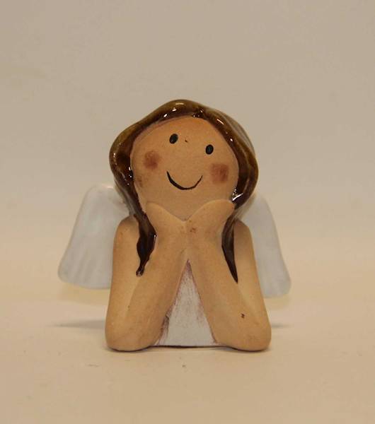 ANIOŁEK DZIEWCZYNKA PODPARTA RĘKAMI 6,1*3,4*6,4