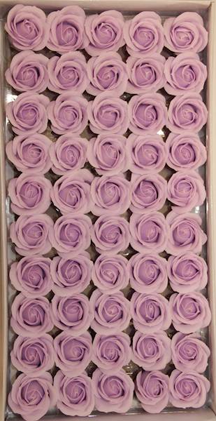 RÓŻA MYDLANA MAŁA 50 SZT. • ': LT.HEATHER