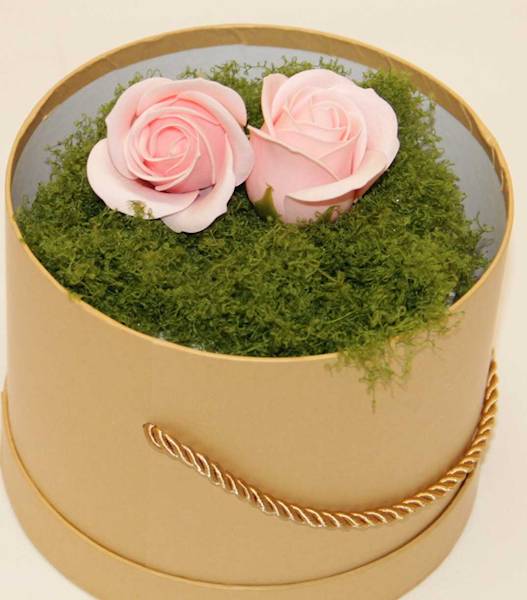 RÓŻA MYDLANA MAŁA 50 SZT. • ': lT.PINK