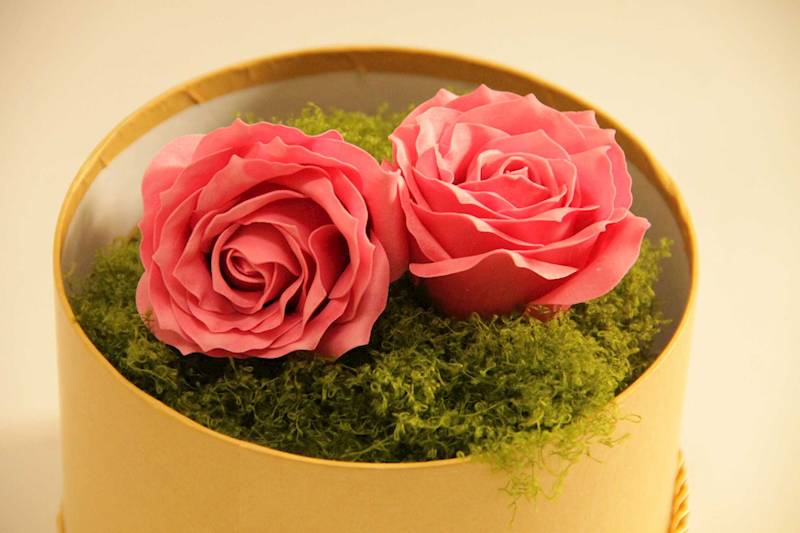 RÓŻA MYDLANA DUŻA 25 SZT. • ': CHERRY