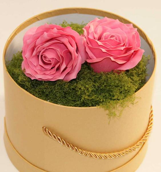 RÓŻA MYDLANA DUŻA 25 SZT. • ': CHERRY