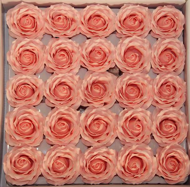 RÓŻA MYDLANA DUŻA 25 SZT. • ': LT.PINK,