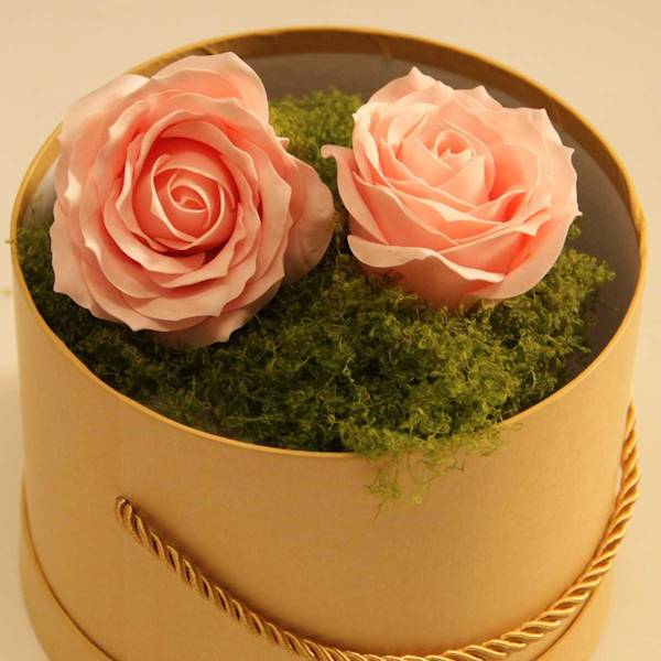 RÓŻA MYDLANA DUŻA 25 SZT. • ': LT.PINK,