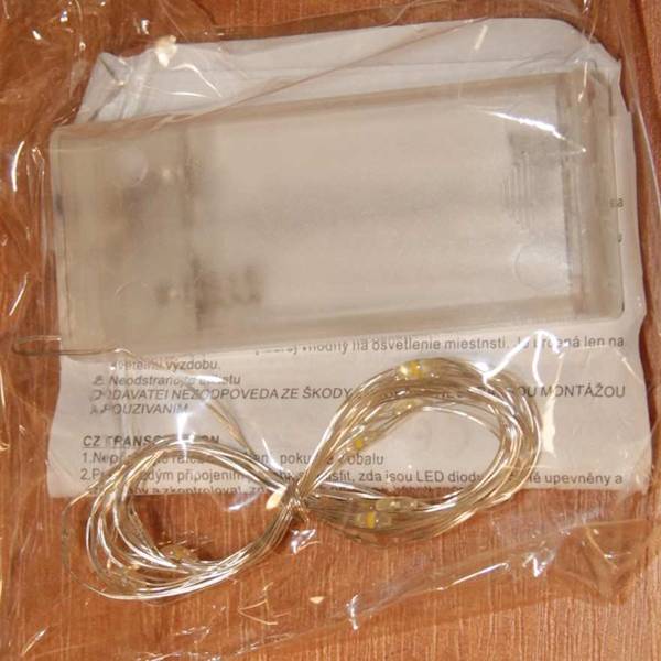 LAMPKA LED NA BATERIE ZIMNY 2M 20 LED