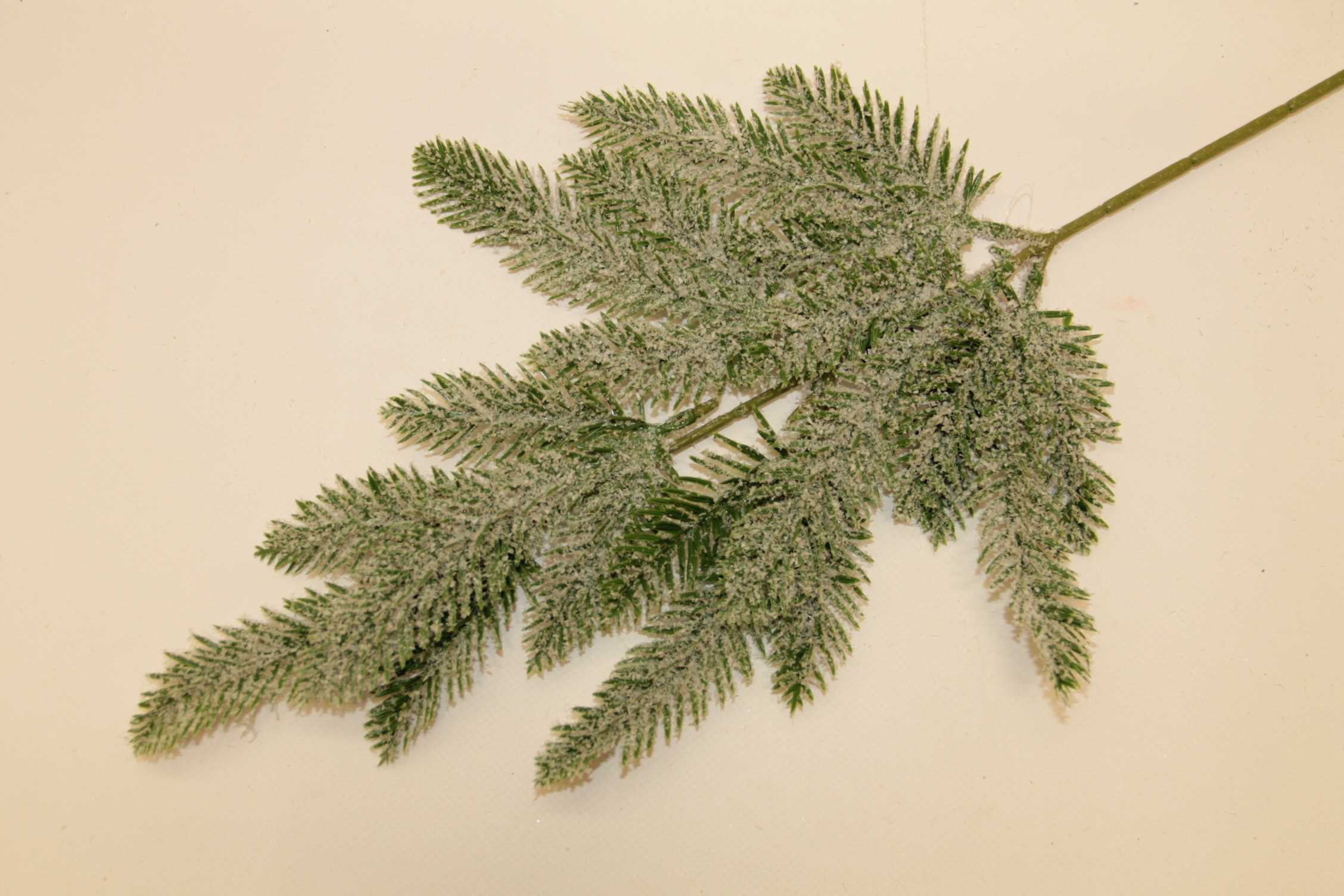 GAŁĄZKA IGLASTA OŚNIEŻONA 50 CM