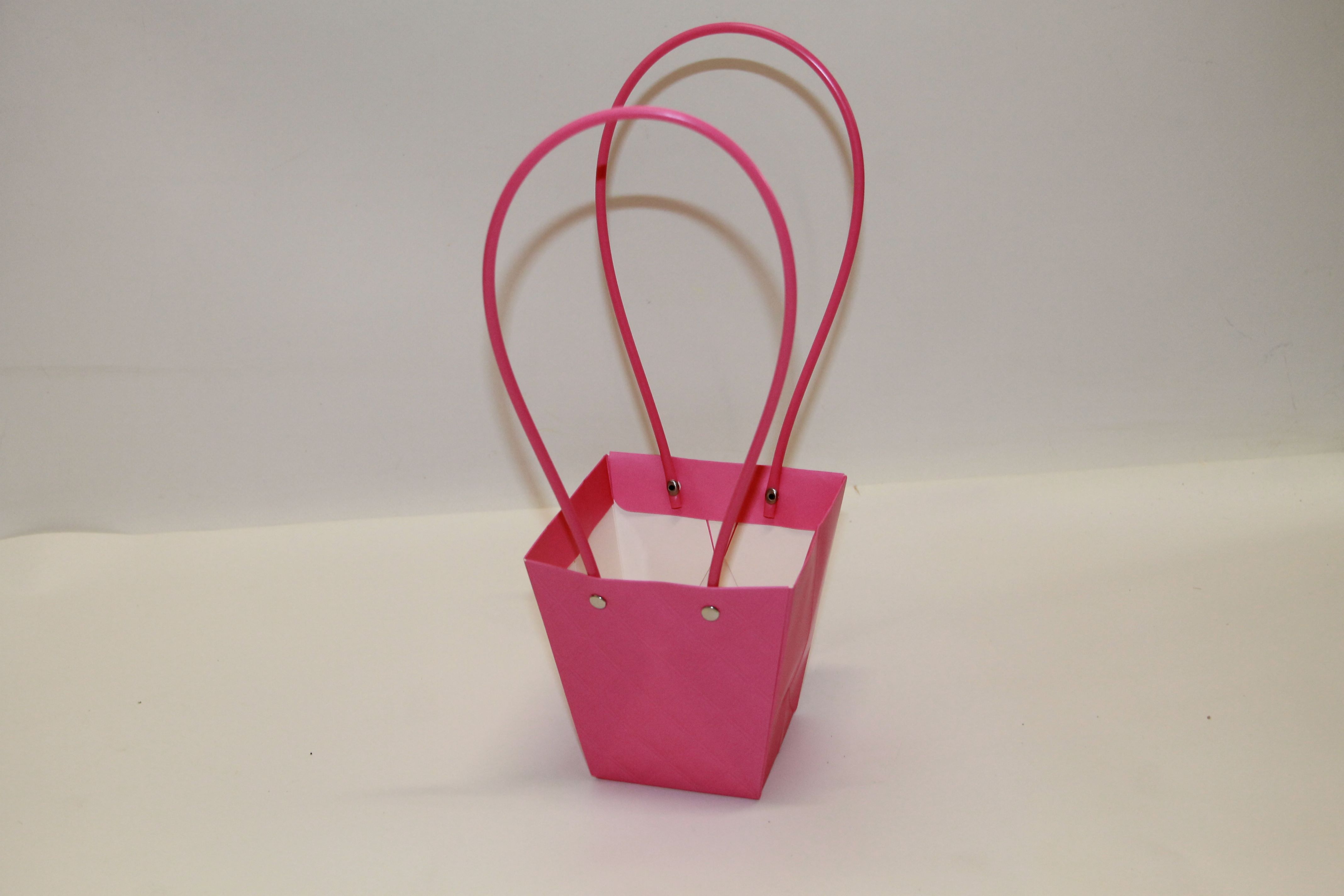 TOREBKA PAPIEROWA PIKOWANA 12,5X12X8 CYKLAM