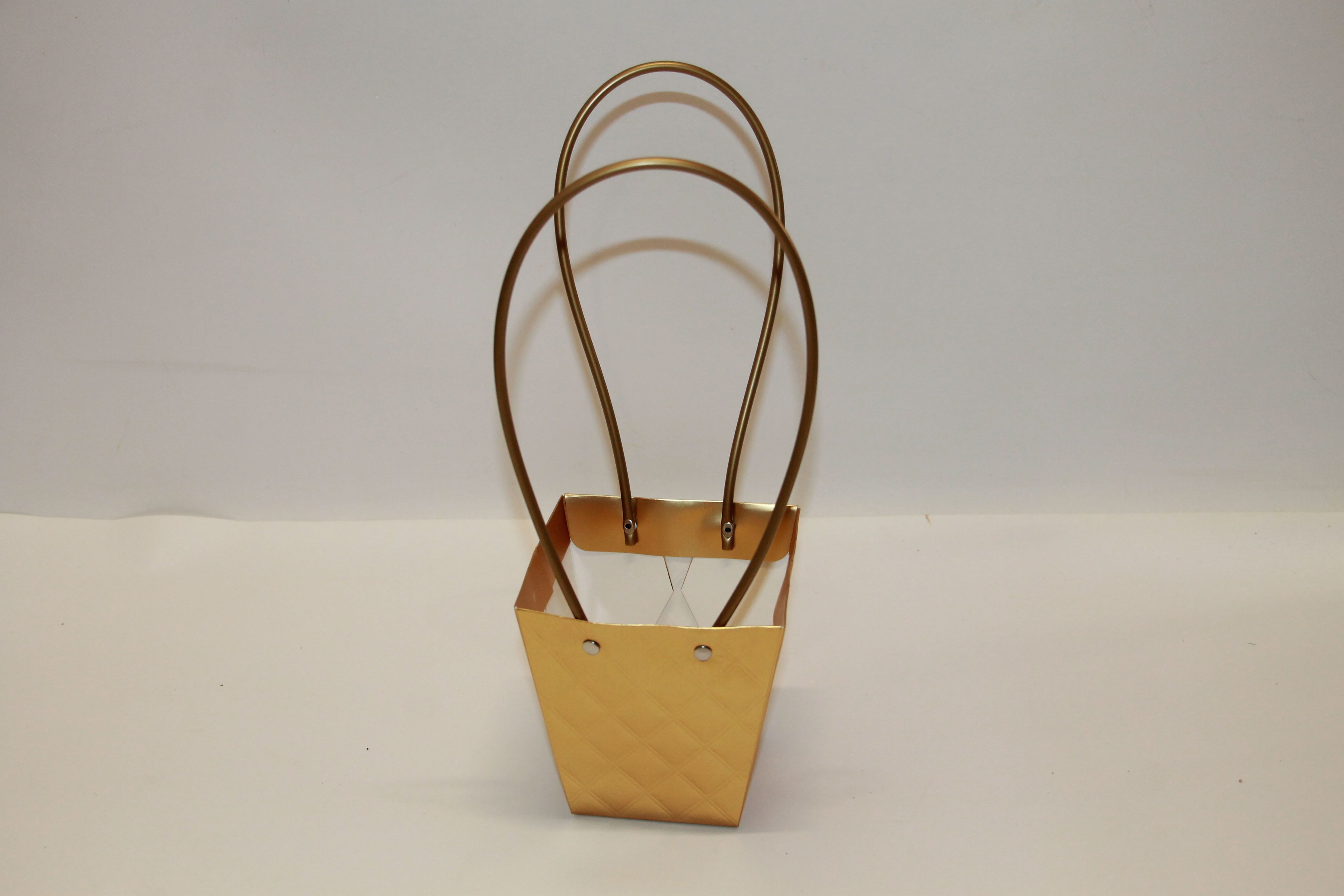 TOREBKA PAPIEROWA PIKOWANA 12,5X12X8 GOLD