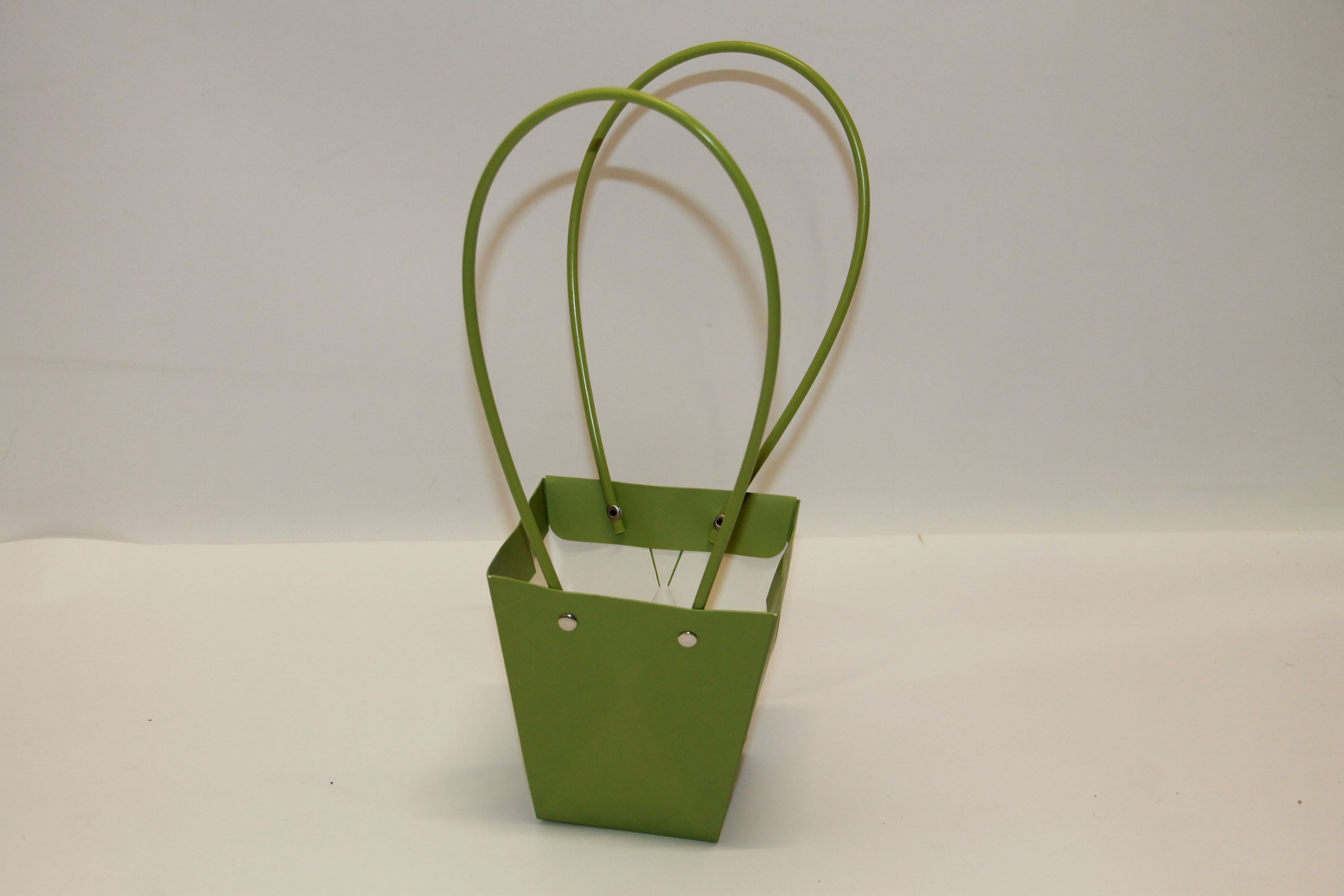 TOREBKA PAPIEROWA PIKOWANA 12,5X12X8 OL.GREEN