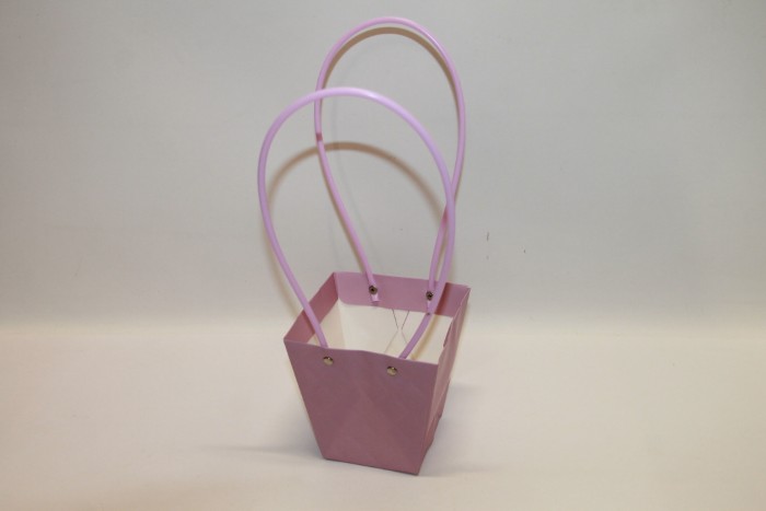 TOREBKA PAPIEROWA PIKOWANA 12,5X12X8 LILAC