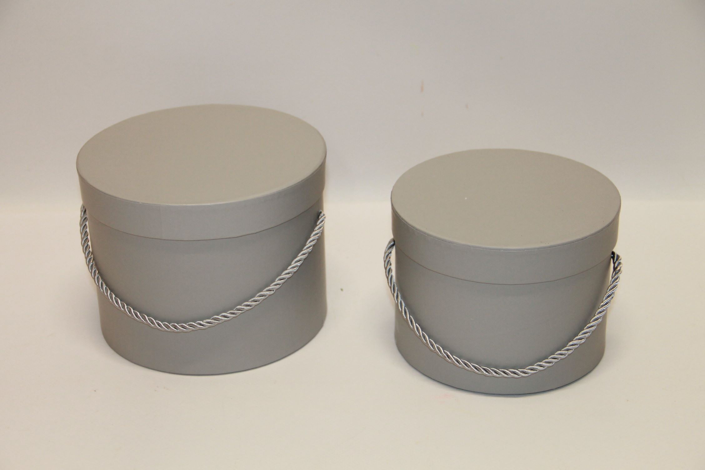 FLOWERBOX S/2 17X13 CM; 15X11 CM • ': GRAY