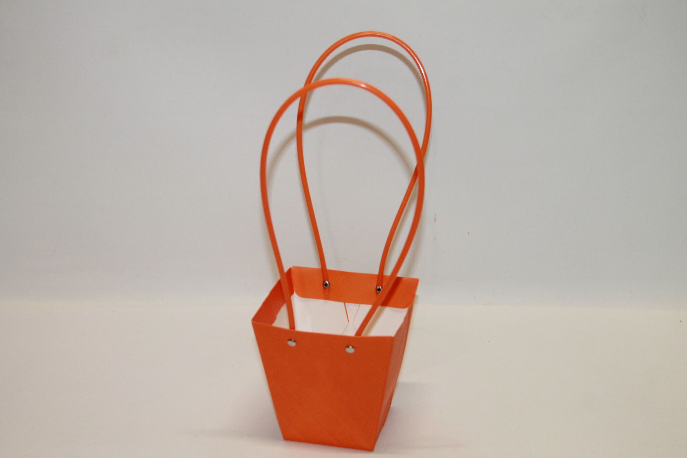 TOREBKA PAPIEROWA PIKOWANA 12,5X12X8 ORANGE