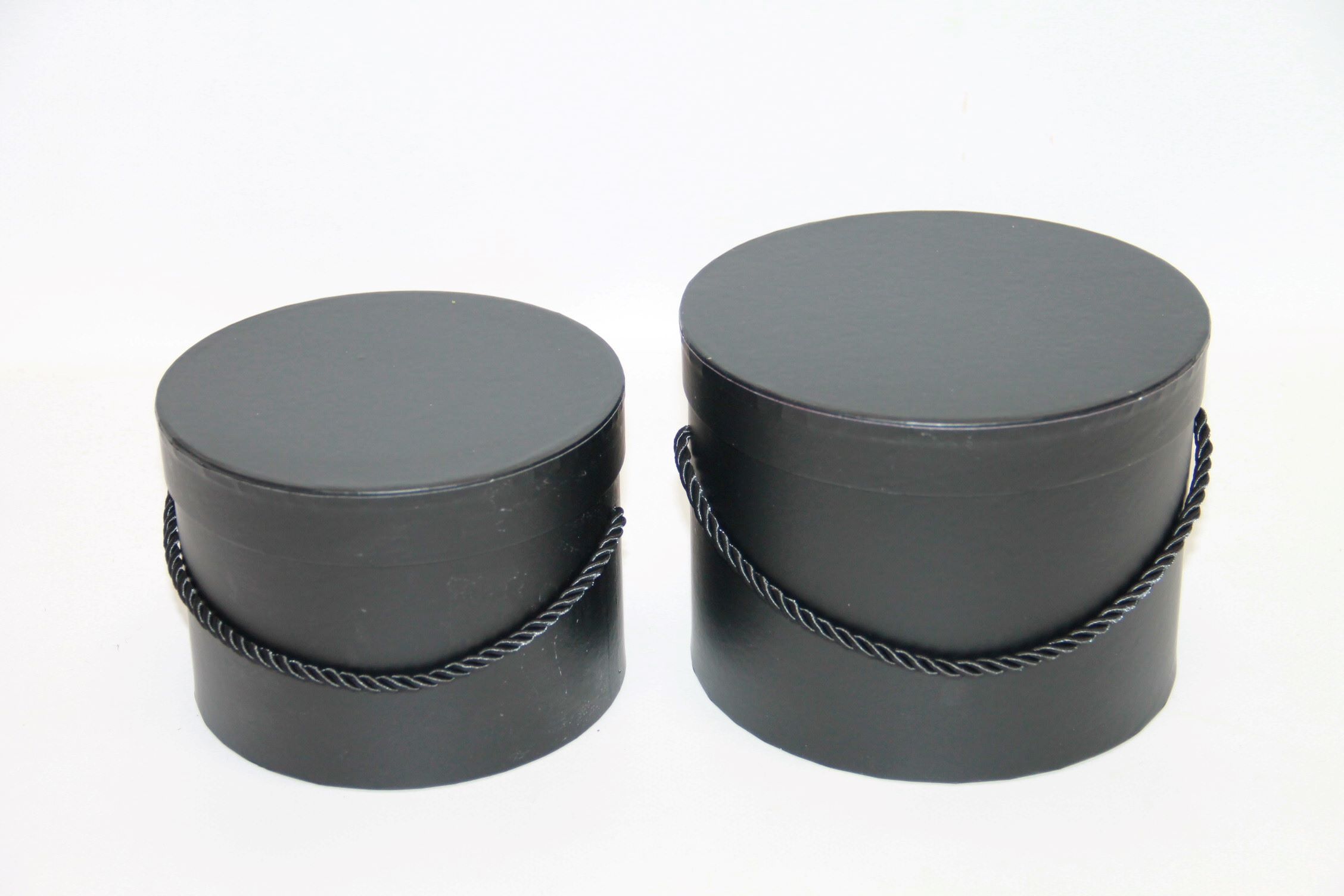 FLOWERBOX S/2 17X13 CM; 15X11 CM • ': BLACK.