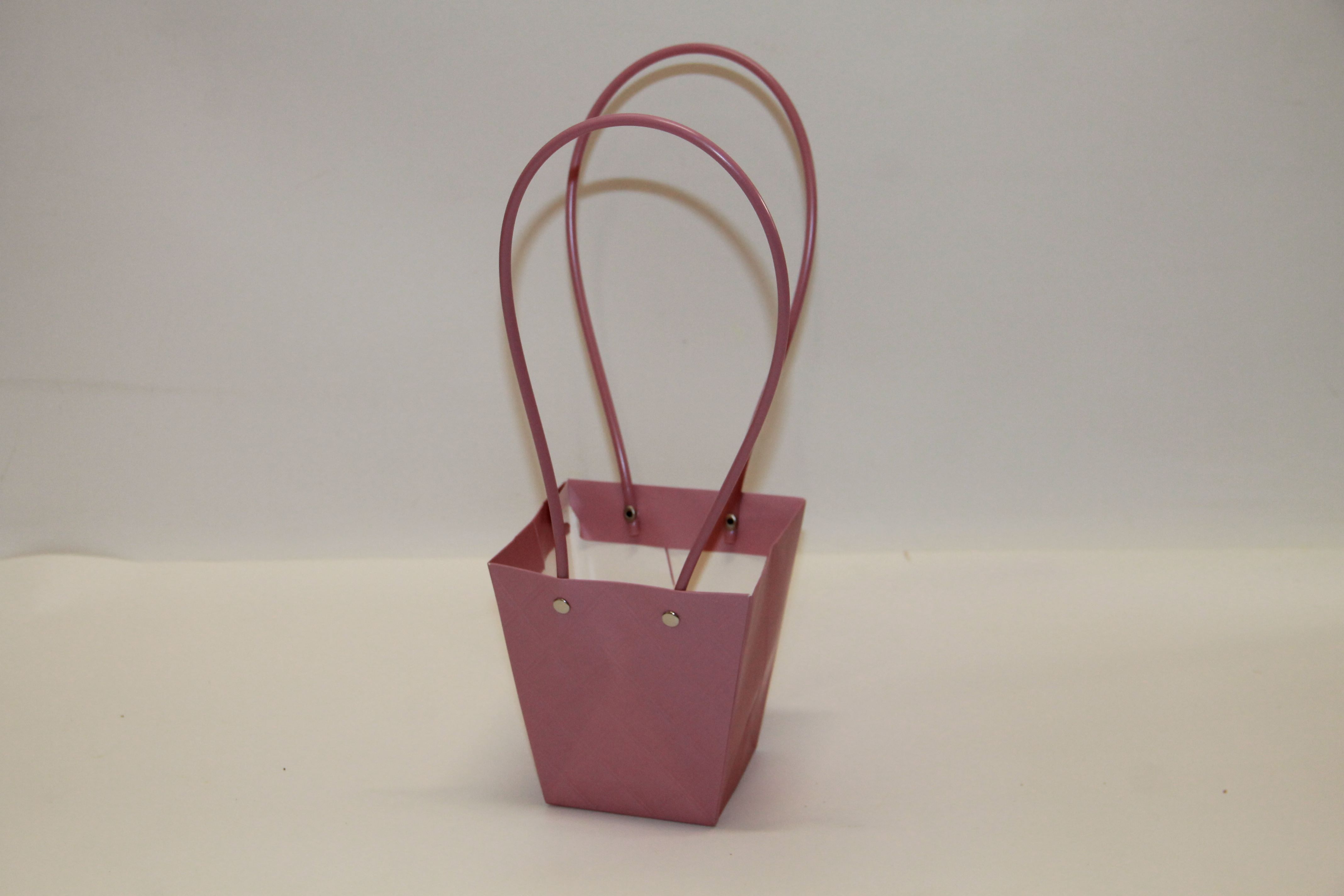 TOREBKA PAPIEROWA PIKOWANA 12,5X12X8 CARMIN PINK