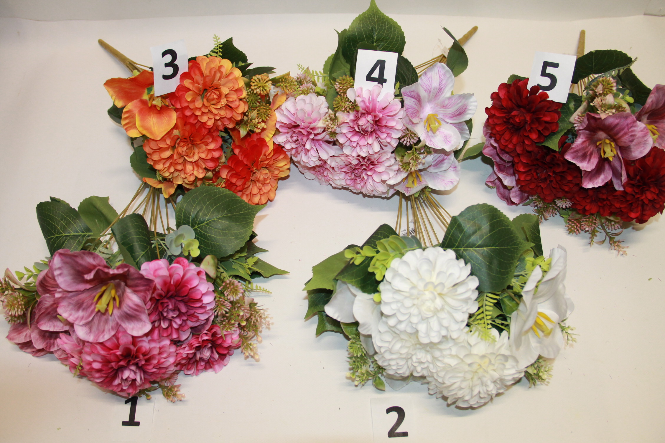 BUKIET DALIA HIBISKUS X12