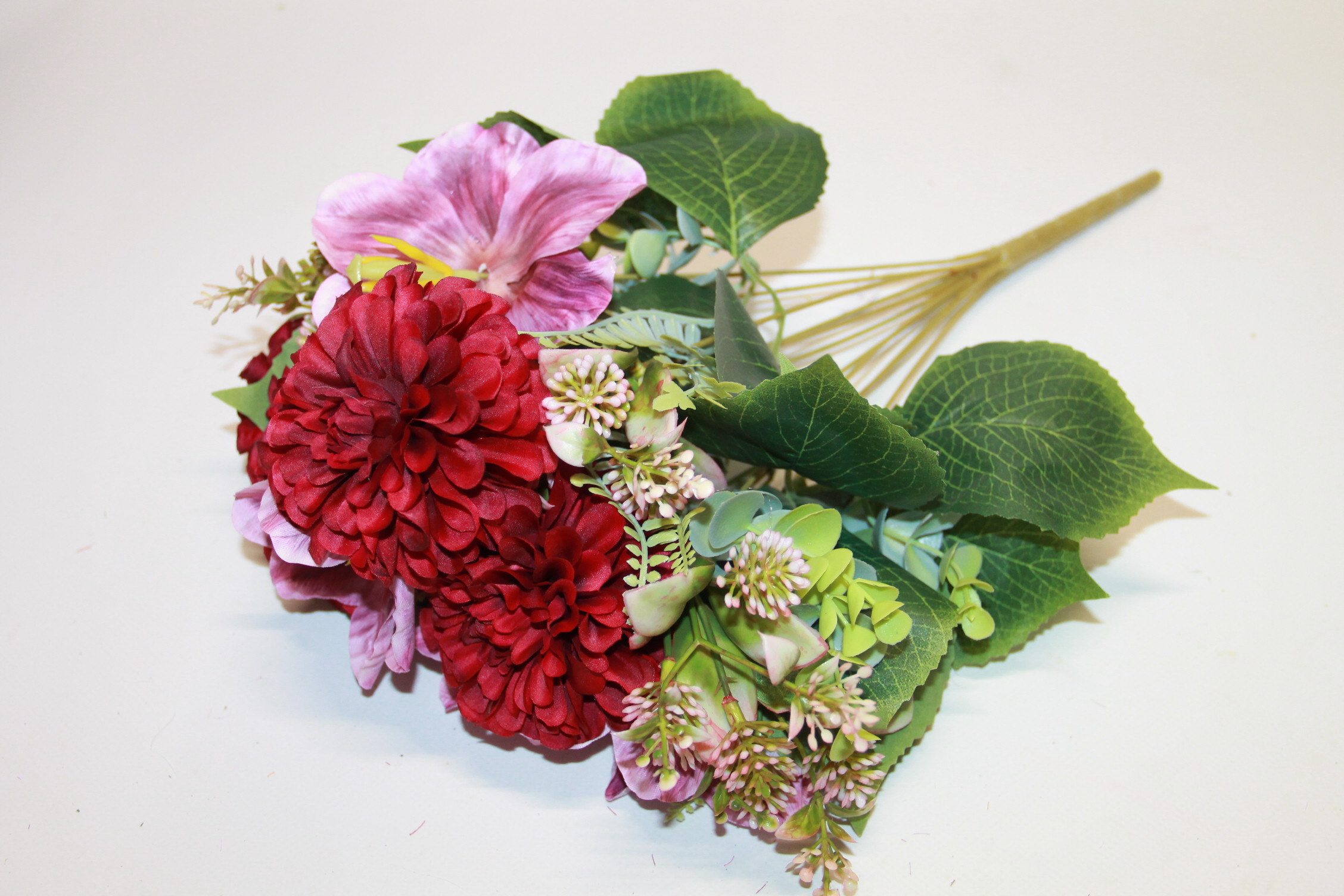 BUKIET DALIA HIBISKUS X12