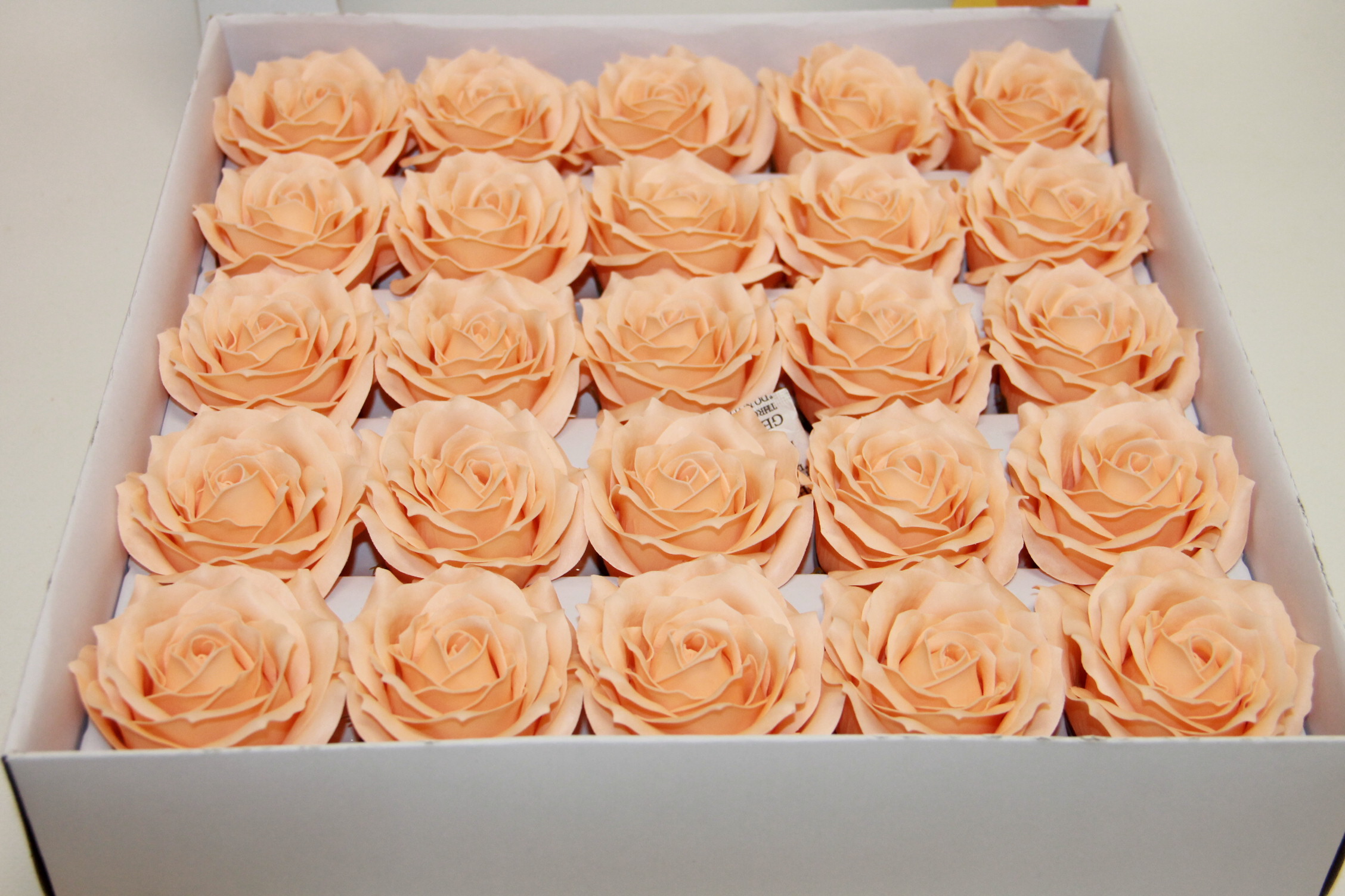 RÓŻA MYDLANA DUŻA 25 SZT. • ': SALMON,