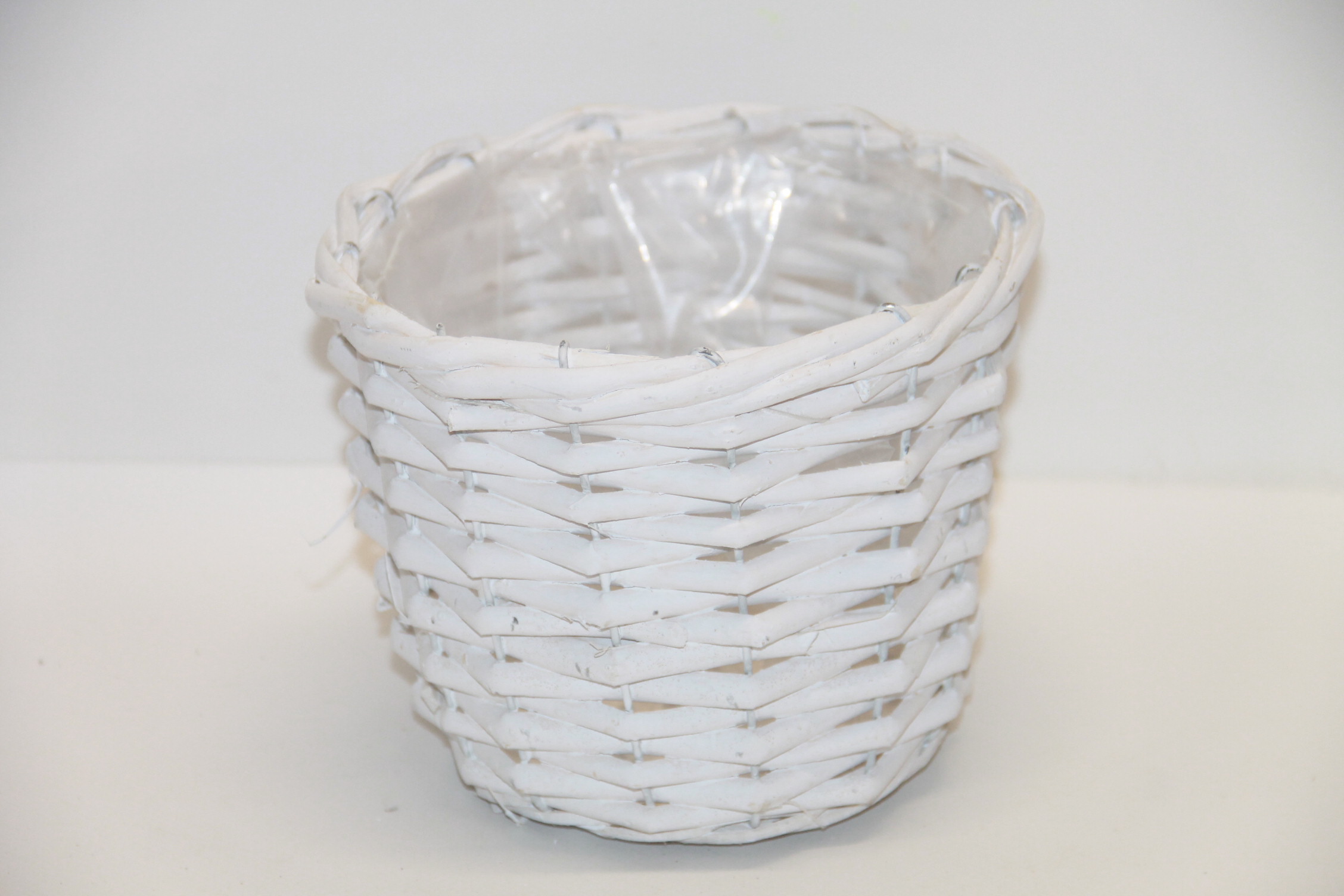 KOSZYK DONICZKA WIKLINOWA BIAŁA