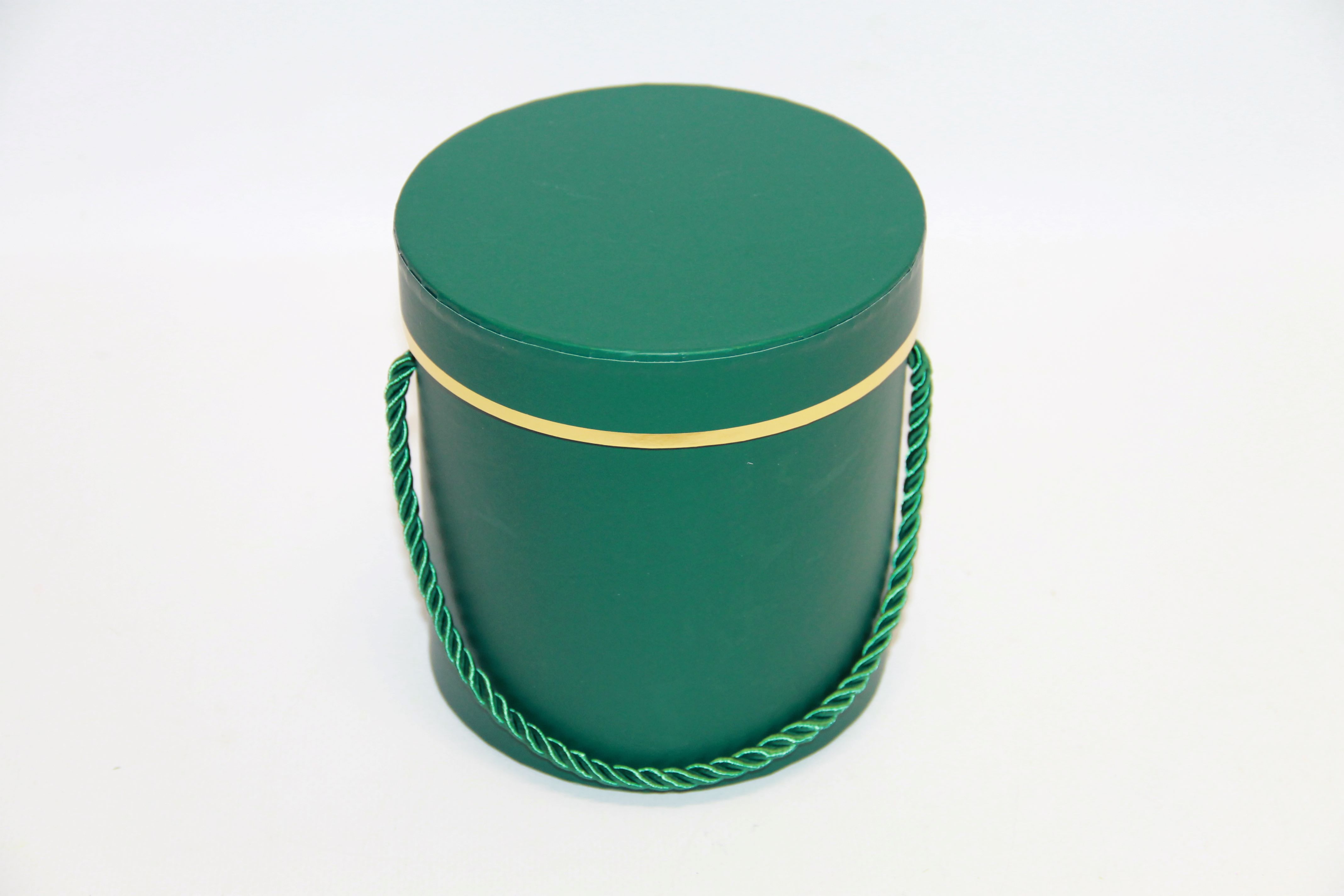 FLOWERBOX 12,7 X 12,7 • ': DK.GREEN/GOLD